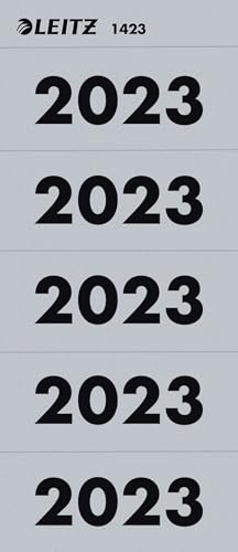 Étiquette arrière Leitz 2023 Gray avec papier épais opaque pour archivage