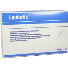 Leukofix esparadrapo de plástico microperforado para fijar apósitos sin dolor