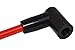 A-Team Performance 8.0mm Red Silicone Spark Plug Wire Set - 90° Boots - Spiral-Wound Copper & EMI Suppression - Heat-Resistant Jackets - Compatible with Chevrolet & GMC Small Block V8 283-400