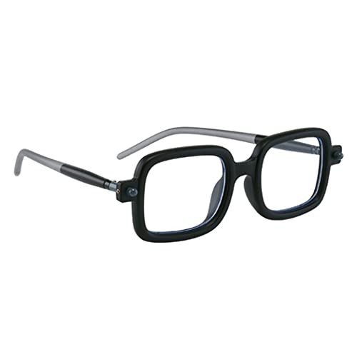 Image of Blue Light Stylish Readers for Men Women,Square Sturdy Computer Eyewears Unisex Blue Light Blocking (black, 1.75, multiplier x)
