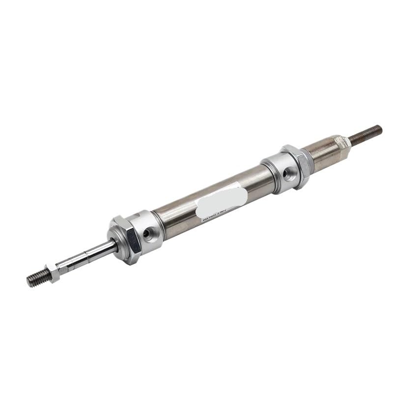 Mini cilindro neumático ajustable serie MAJ de acero inoxidable MAJ25 4