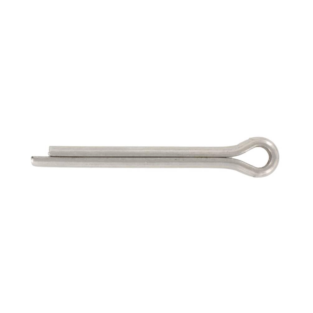 100 pasadores divididos D. 8 x 50 mm - DIN 94 - Acero inoxidable A4 - D-Work