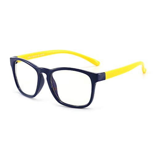 Tofox Anti luce blu per bambini computer Occhiali anti affaticamento occhiali anti raggi UV per computer Occhiali Anti luce blu per bambini