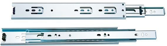 CM CRAFTSMAN Zinc 14 Inch Drawer Channel, Durable and Smooth Sliding Track System for Drawers, Heavy-Duty Ball-Bearing Slides for Furniture, Cabinets and Kitchen Drawers#92