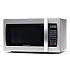 Farberware Countertop Microwave 1000 Watts, 1.3 Cu. Ft. - Microwave Oven With LED Lighting and Child Lock - Perfect for Apartments and Dorms - Easy Clean Stainless Steel