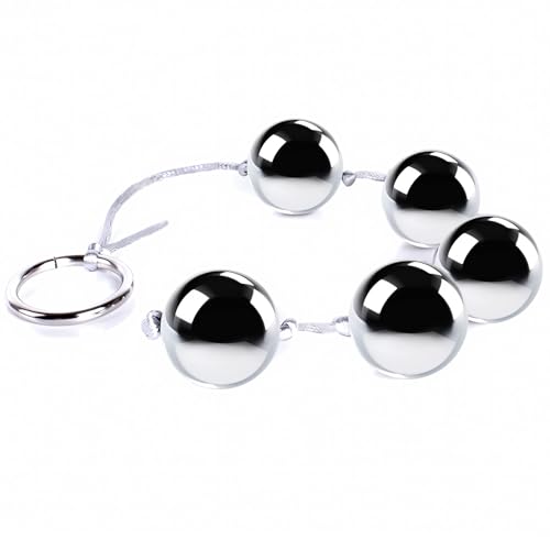 Metall Analkugeln, Anal Beads Mit 5 Kugeln Anal Kette Analplugs Analkugeln, Anus Masturbator Liebeskugeln Analkette Anal Kugeln Fetisch Analspielzeuge Anal Sex Spielzeug Für Männer Und Frauen