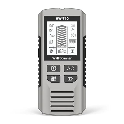 壁裏センサー 多機能金属木材検出機能壁検出器、天井床の検出用(Silver)