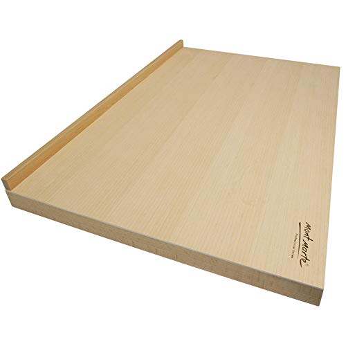 Mont Marte Tablero de dibujo A3 con banda elástica, madera de haya, diseño inclinable con banda elástica para asegurar el trabajo. - imagen 8