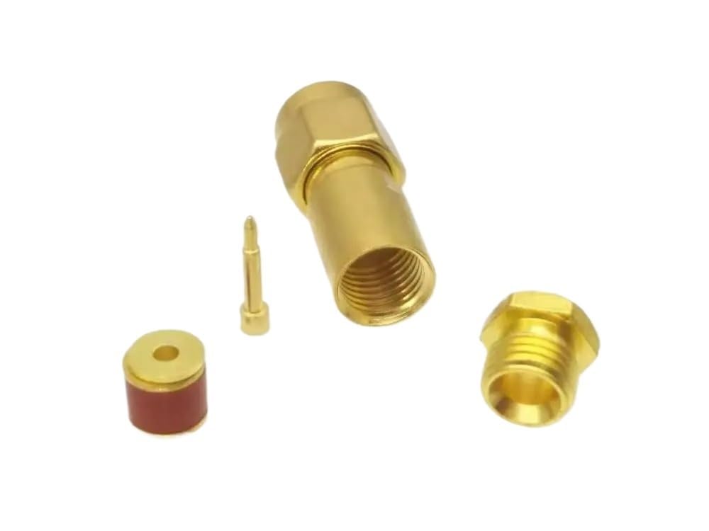 1 peça conector sma macho braçadeira rg174 rg316 l */m * r100 cabo