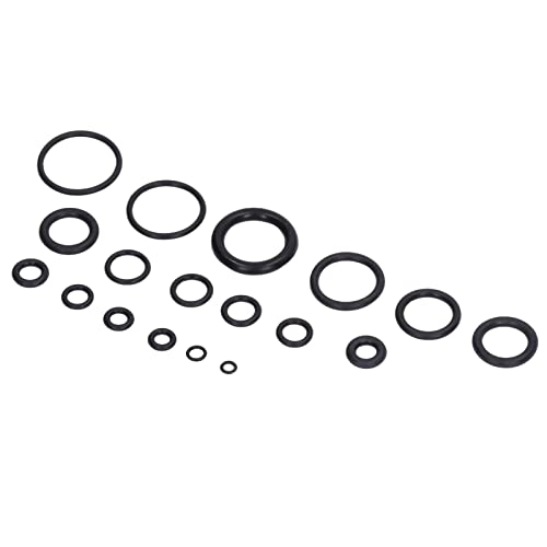 Variedade de anel O, 225 peças vários tamanhos fácil de instalar kit de arruela de borracha resisten