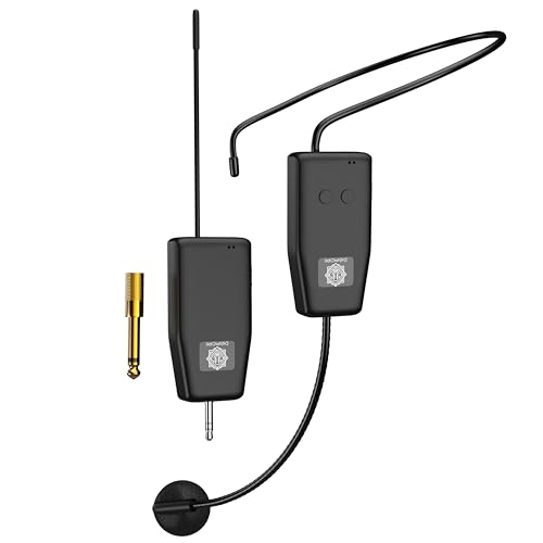 DIGIMORE Wireless Headset Microphone System | 150ft Range | 2400MHz Mic | 8Hrs Battery| Ideal for Speakers, PA System, Teachers, Tour Guides, Fitness Instructors, Meetings (D-342)