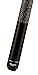 Viking Valhalla 2 Piece Pool Cue Stick with Irish Linen Wrap VA111 (19oz, Black)