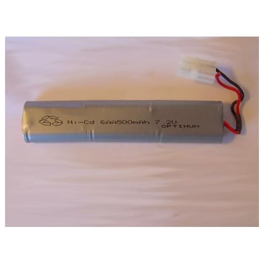 Double Eagle New Airsoft Rechargeable Battery Nickel Cadium Battery Ni-Cd 6AA500mAh 7.2V Optimum For M83,M85,D91, D90 Battery