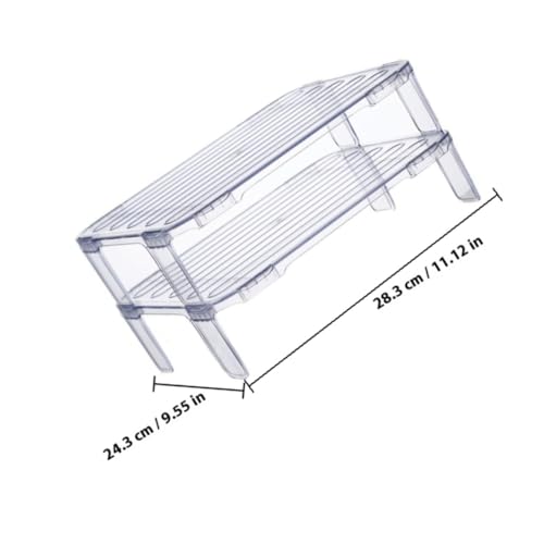 Support de rangement transparent et empilable HANABASS pour le frigo - 3