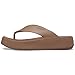 Crocs Getaway Platform Flip Flops, Wedge Sandals for Women, Latte, Numeric_8