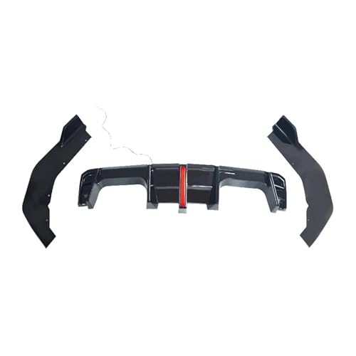 Diffuseur pare-chocs arrière BMW G80 M3 2021+ lèvre protection séparateurs LED