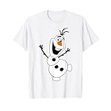 ディズニー アナと雪の女王 オラフ雪だるま ハッピーポーズ スマイル Tシャツ