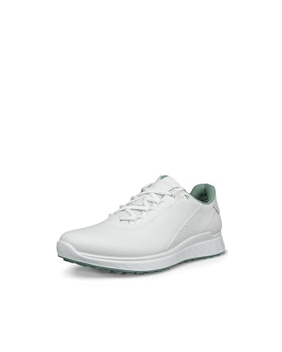 ECCO Men's S Casual Lace Waterproof Golf Shoe, White...