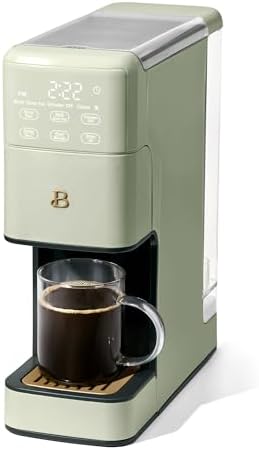Single-Serve Coffee Maker with Built-in Burr Grinder | Programmable Grind & Brew Coffee Machine | 6 Cup Sizes, 3 Strength Settings | 64 oz Reservoir & Exact-Xtract Technology