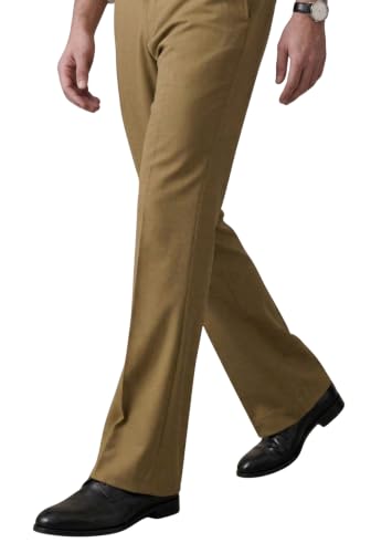 Image of Men's Trendy Bootcut Trousers - Modern Flared Fit | Premium Formal Pants