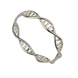 DNA Ring- 925 Sterling Silver DNA Ring Chemistry Ring, Science Ring, Molecule Ring (6)