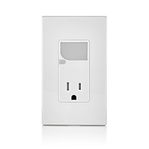 Leviton T6525-W 15-Amp 125V Ac Combination Decora Tamper Resistant Receptacle With Led Guide Light, White #TOP2