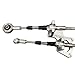 Shifter Box and Cables and Transmission Bracket Compatible with RSX K20 K24 K Series Civic EK EG