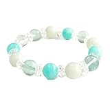 ～ 人生全般の運気を上げる 翡翠 ネガティブエネルギーを浄化する アマゾナイト 心を爽やかに癒してくれる フローライト の ブレスレットです ～ ◆翡翠の球の大きさ：約10ミリ ◆アマゾナイトの球の大きさ：約10ミリ ◆フローライトの球の大きさ：約10ミリ ◆多面カット水晶の球の大きさ：約10ミリ ＜＜ 翡翠について ＞＞【人生全般の運気を上げてくれる】翡翠（ジェイド）は、あなたの人生のすべてにおいての運気を上げてくれるパワーストーンです。 【成功と繁栄、願望達成の石】あなたの人生の成功と繁栄を...