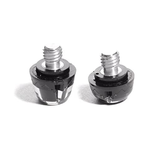 Genérico Tacos de Goma para Botas de fútbol-2 Tacos de fútbol (Negro Translúcido) thumbnail