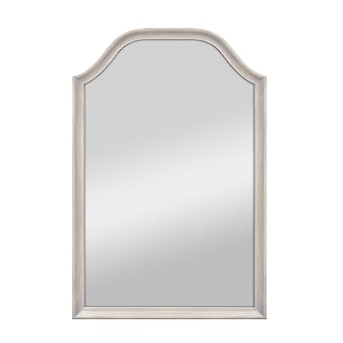 Image of MCS Master & Co. Arched Wall Mirror, 20x30, Gray Woodgrain