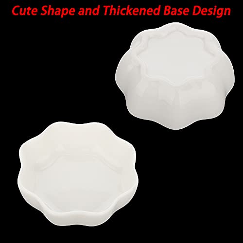 Dqitj 2 Pcs Ceramic Hamster Bowl, Small Animal Anti-Turnover Food Bowl And Water Dish Feeder For Dwarf Hamster Mouse Chinchilla Rat Gerbil thumb #5