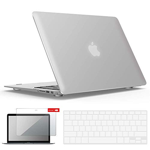 IBENZER MacBook Air 13 Inch Case A1466 A1369, Hard Shell Case with Keyboard