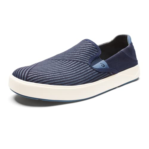 OLUKAI Lae'ahi Lole Men's Slip-On Sneakers, Lightweight & Breathable, Water Resistant & Wet Grip Soles