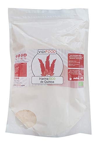 Farina di Quinoa Biologica - 1kg - Quinoa Macinata Senza Glutine ad Alto Contenuto Proteico - Deliziosa e Nutriente