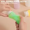 Set de 21 botellas de viaje de silicona a prueba de fugas Muslish, contenedores aprobados por TSA para artículos de tocador, accesorios de tamaño viaje y botellas de champú y acondicionador con bolsa de tocador (libre de BPA) 4