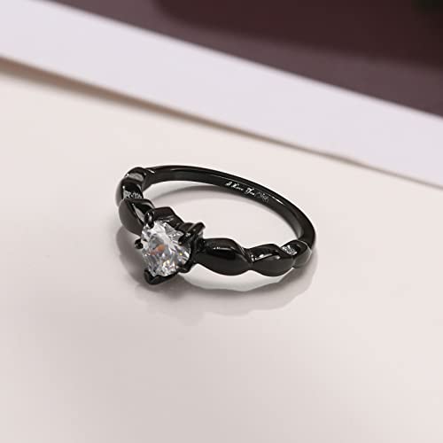 Mprainbow Couples Wedding Engagement Promise Rings - Matching Cubic Zirconia Cz Rings Heart Promise Ring, Couples Rings Custom Rings His & Hers Couple Wedding Engagement Bands Rings #TOP4