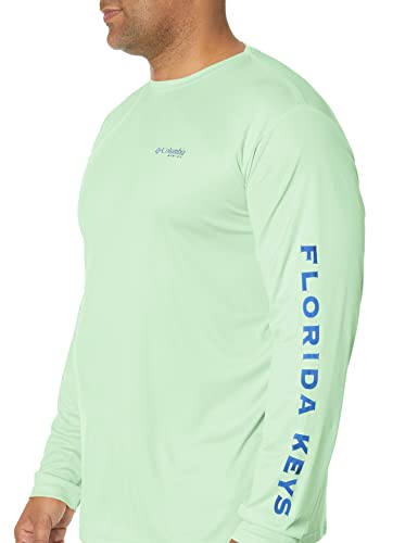 Columbia PFG Terminal Tackle Destination Manga Comprida, Chave de Proteção Solar, Chaves Oeste/Flóri