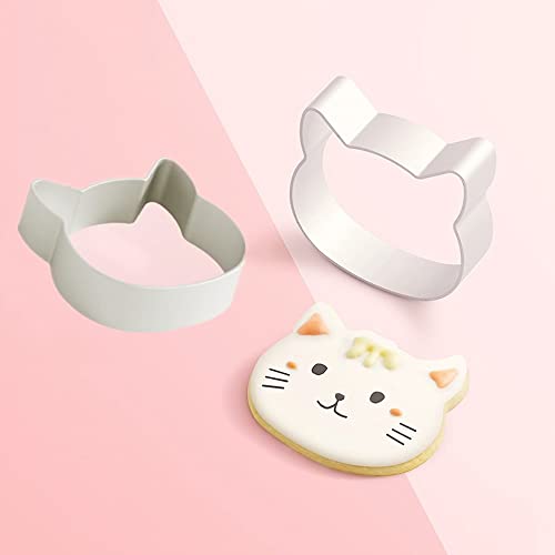 Norhogo Set di formine per biscotti, stampini per biscotti, stampini per biscotti, pane, panini, 5,6 x 1,6 cm