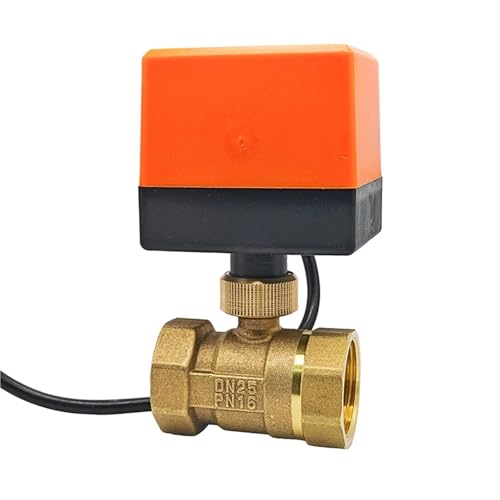 Válvula automatizada de latón de 12V de 2 vías con conexión de 2 pulgadas para control de agua 5