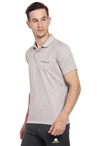 Image of OFF LIMITS Men CORE Polo Lt Grey Polo Tshirt