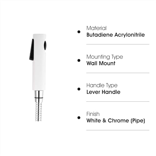 Image of Health Faucet White Body /Health Faucet Gun /Jet Spray /Premium Jet Spray for Toilet (Gun Only)