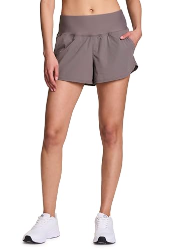 Short d'entraînement femme avec doublure intégrée short de course à pied poches