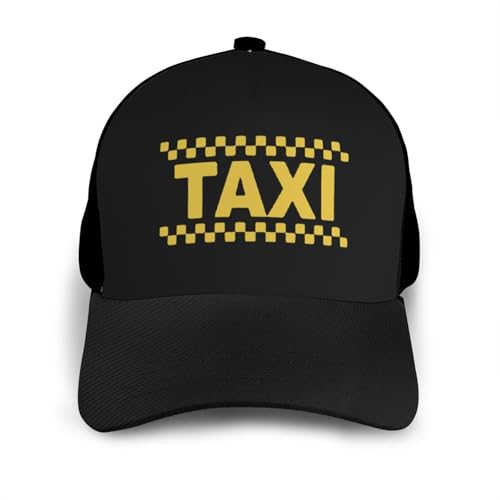 Taxi Driver Cab Unisex Classic Adjustable Curved Brim Baseball Cap, Trucker Hat3