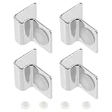 Mipcase Fish Tank Glass Cover Clips 4 Pack Stainless Supports for Secure Lid Attachment Easy Installation Sturdy
