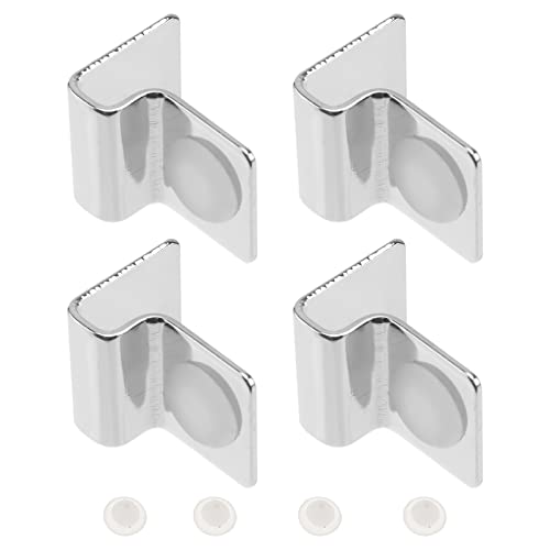 Mipcase Fish Tank Glass Cover Clips 4 Pack Stainless Supports for Secure Lid Attachment Easy Installation Sturdy