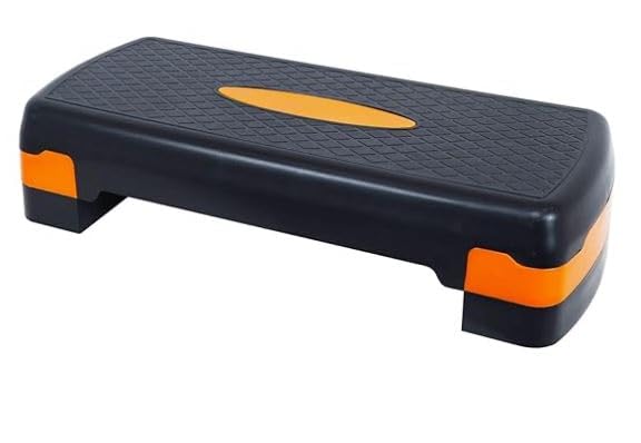Simcox Aerobics Stepper Adjustable Home Gym Exercise Fitness stepper Adjustable Height, Supports up to 215kg, Perfect & Portable, Ideal for Cardio, Strength Training & Pilates(Yellow) Simcox Aerobics Stepper Adjustable Home Gym Exercise Fitness stepper Adjustable Height, Supports up to 215kg, Perfect & Portable, Ideal for Cardio, Strength Training & Pilates(Yellow)