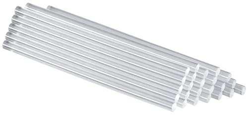 Original Einhell Heißklebesticks (Heißklebepistolen-Zubehör, 24 Sticks, Ø 7 mm x 150 mm, transparent, schnelltrocknend, schnell schmelzend ab 85 °C)