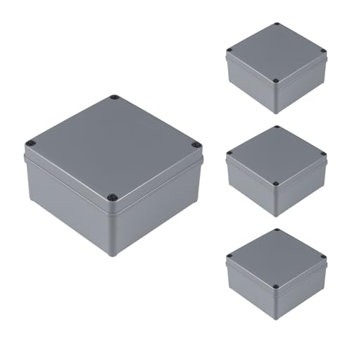4 Pack Junction Box-6' x 6' x 3' IP65 ABS Plastic...