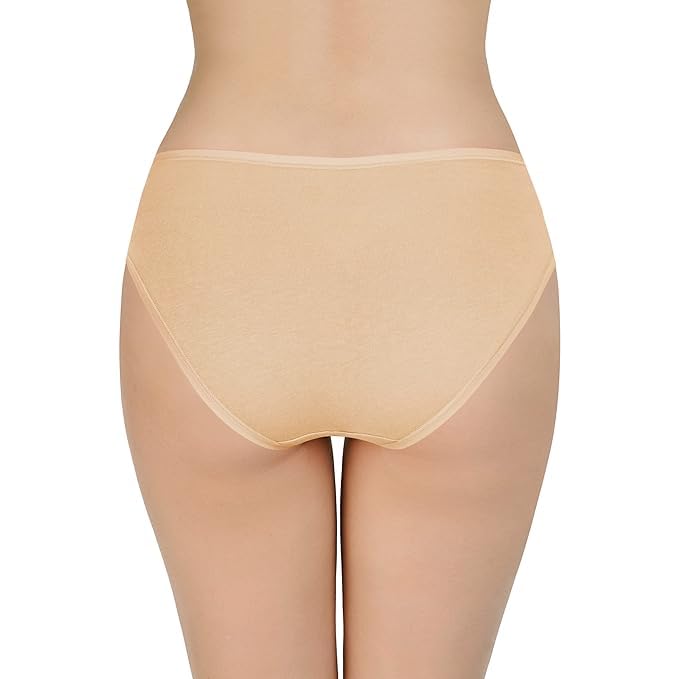 Image of LOURYN KOULYN Solid Low Rise Cotton Bikini Panty Pack(Pack of 3)