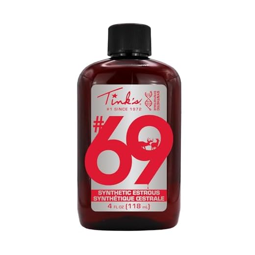 TINK'S Synthetic #69 Doe-in-Rut Deer Attractant Liquid Estrous Doe Urine Scent for Hunting (4 Oz) – Longlisting Estrous Doe Urine Hunting Scents – Hunting Lure/Attractant – Advanced Deer Lure
